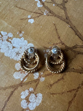Load image into Gallery viewer, Vintage Rope Twist Earrings

