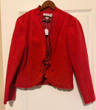 Load image into Gallery viewer, Vintage Red Suede Jacket
