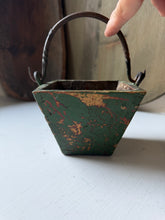Load image into Gallery viewer, Wooden &amp; Wrought Iron Basket
