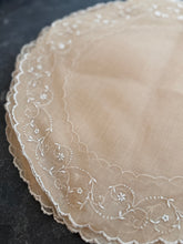 Load image into Gallery viewer, Vintage Chiffon Embroidered Placement Set
