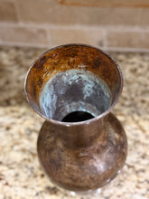 Load image into Gallery viewer, Vintage Bronze Rustic Vase
