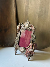 Load image into Gallery viewer, Antique Cast Metal Victorian Frame

