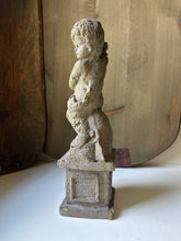Load image into Gallery viewer, Plaster Cherub Garden Statue
