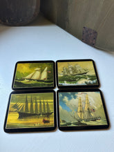 Load image into Gallery viewer, Vintage Ship Coaster Set
