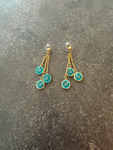 Load image into Gallery viewer, Topaz Dangle Earrings

