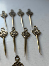 Load image into Gallery viewer, Vintage Brass French Hors D'oeuvre Skewers
