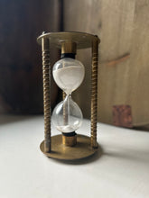 Load image into Gallery viewer, Vintage Brass Hour Glass
