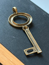 Load image into Gallery viewer, Brass Key Pendant
