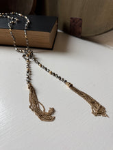 Load image into Gallery viewer, Crystal Beaded Lariat Necklace
