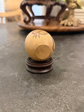 Load image into Gallery viewer, Primitive Amish Hand Painted Egg On Stand
