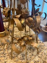 Load image into Gallery viewer, Golden Harvest Christmas Tree Candelabra
