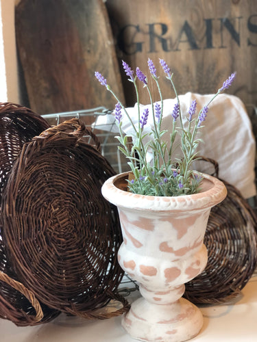 Faux Lavender Pot