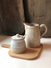 Load image into Gallery viewer, Stoneware Sugar Jar with Wooden Spoon
