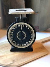 Load image into Gallery viewer, Vintage 1930s Black Kitchen Scale
